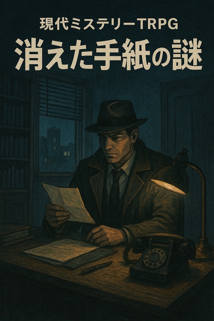 1人用 現代ミステリーTRPG『消えた手紙の謎』