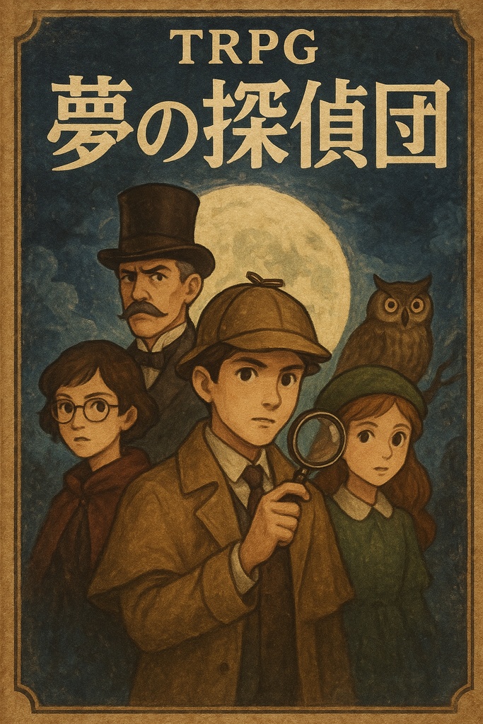3〜5人 TRPG 夢の探偵団 サンプルシナリオ3本有り 初心者〜上級者まで！