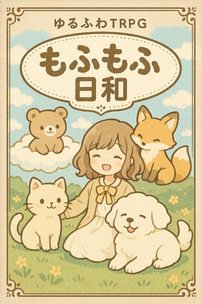 ゆるふわTRPG もふもふ日和 初心者でもプレイ可能！