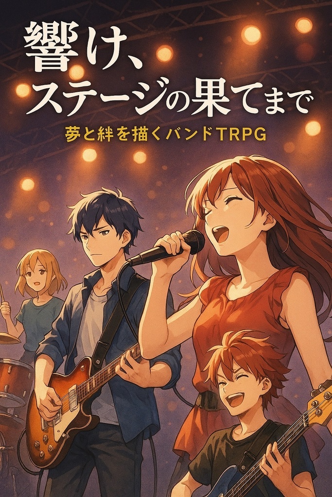 バンドをやろう!響け、ステージの果てまで 〜夢と絆を描くバンドTRPG〜 プレイ人数2〜5人