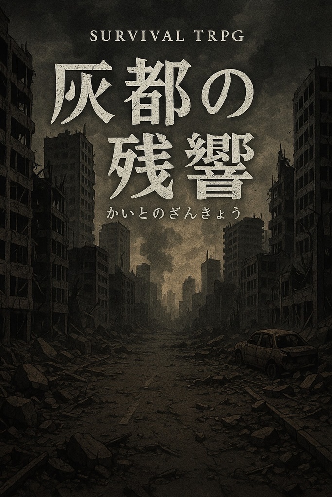 シナリオなんと10本！マップデータ有り！歯ごたえのあるTRPG 灰都の残響 プレイ人数2〜6人