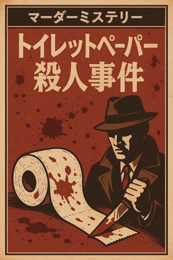 トイレットペーパーが事件!?意味不明なシナリオ マーダーミステリー トイレットペーパー殺人事件 プレイ人数4〜8人