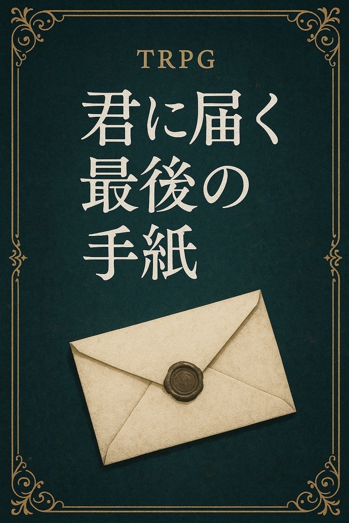 シナリオ3本 泣けるTRPG 君に届く最後の手紙 プレイ人数4〜6人