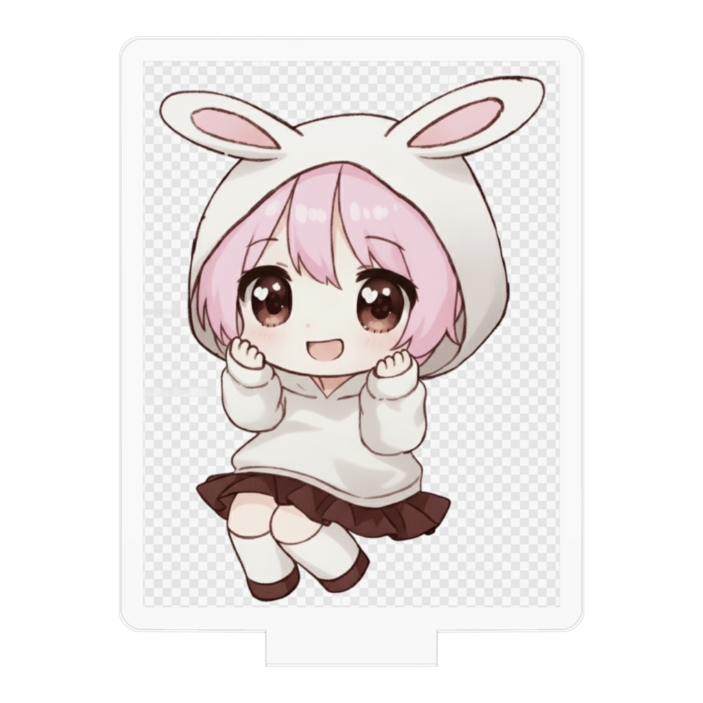 はるはる アクリルフィギュア 白ウサギ