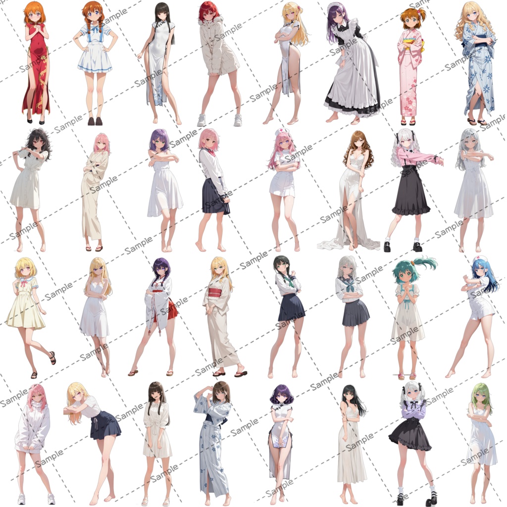 大容量177体! 立ち絵 詰め合わせ 素材