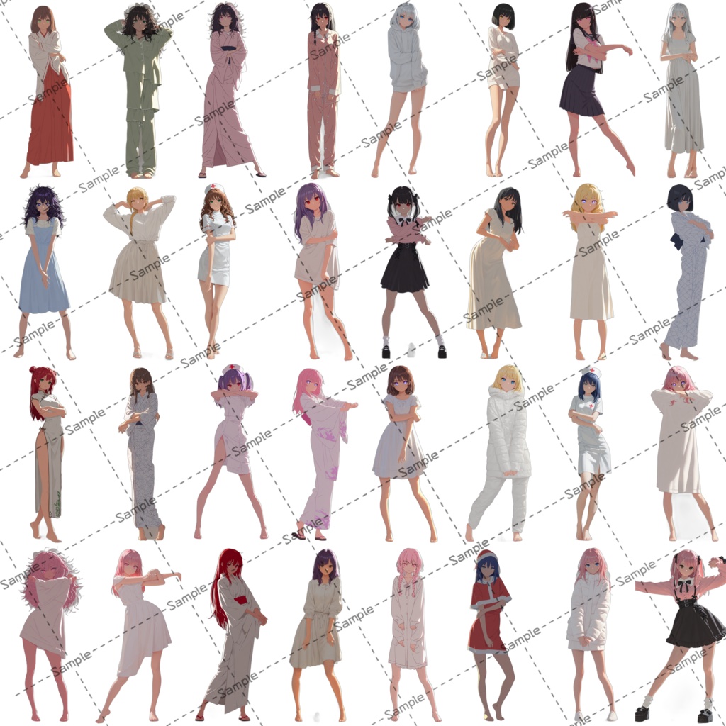 大容量177体! 立ち絵 詰め合わせ 素材