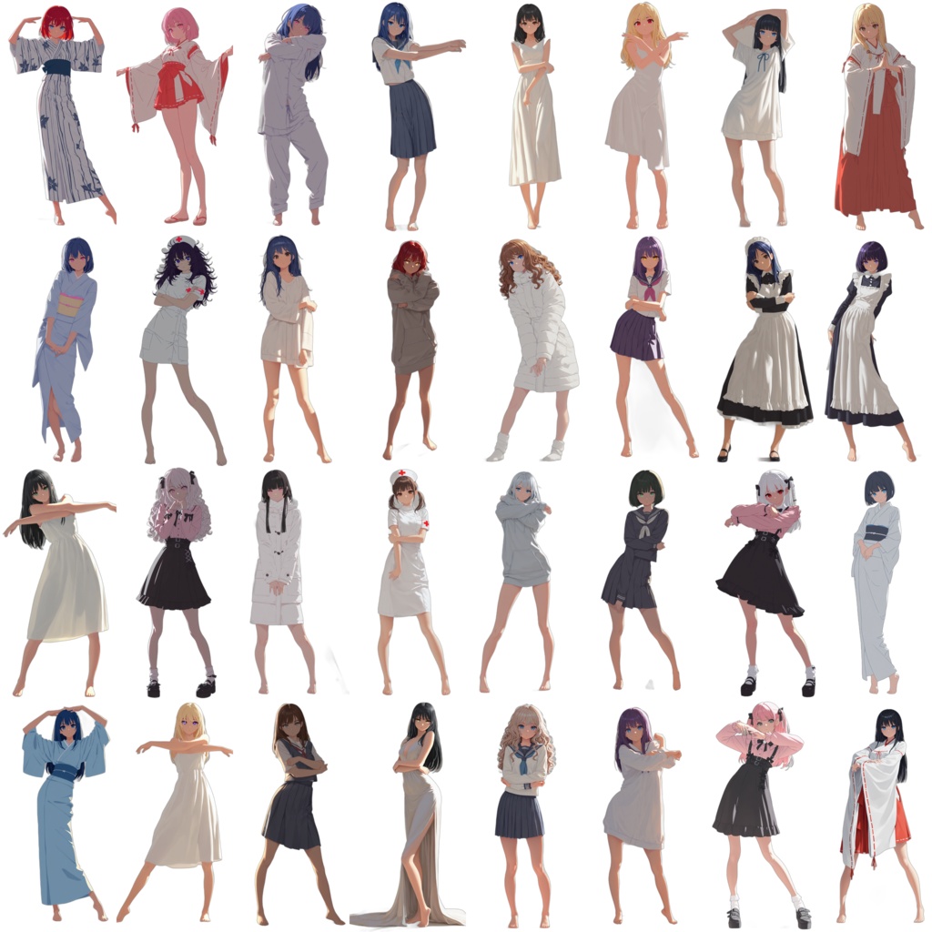 大容量177体! 立ち絵 詰め合わせ 素材