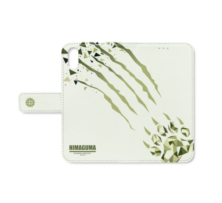 本間ひまわり 手帳型iPhoneケース