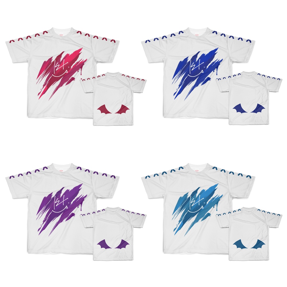 葛葉 オリジナルフルグラフィックTシャツ