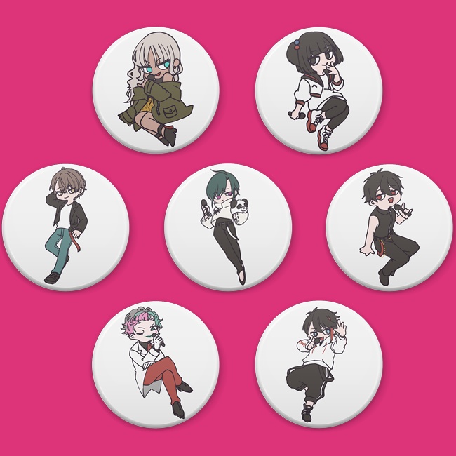 【にじロック2期間限定】缶バッジ
