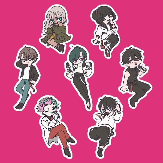 【にじロック2期間限定】ステッカー