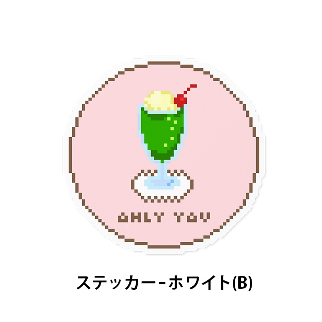 【クリームソーダ】シスター・クレア オリジナルステッカー