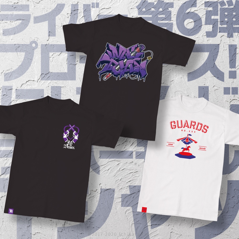 にじさんじライバーモデルTシャツ【第6弾】