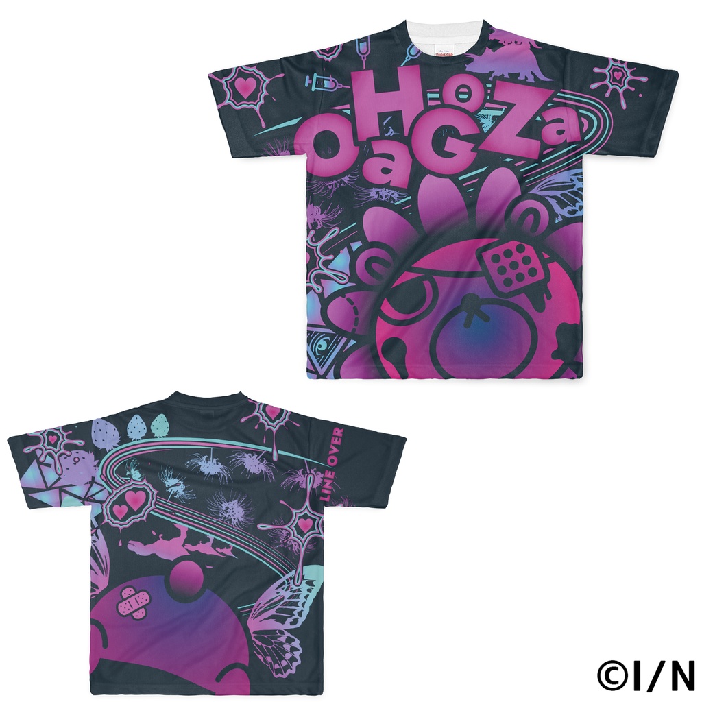 本間ひまわり オリジナル フルグラフィックTシャツ