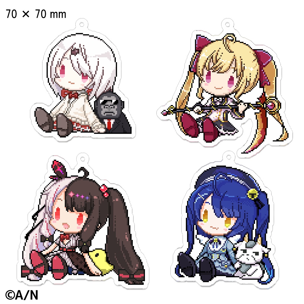 Lilly Crown アクリルキーホルダー