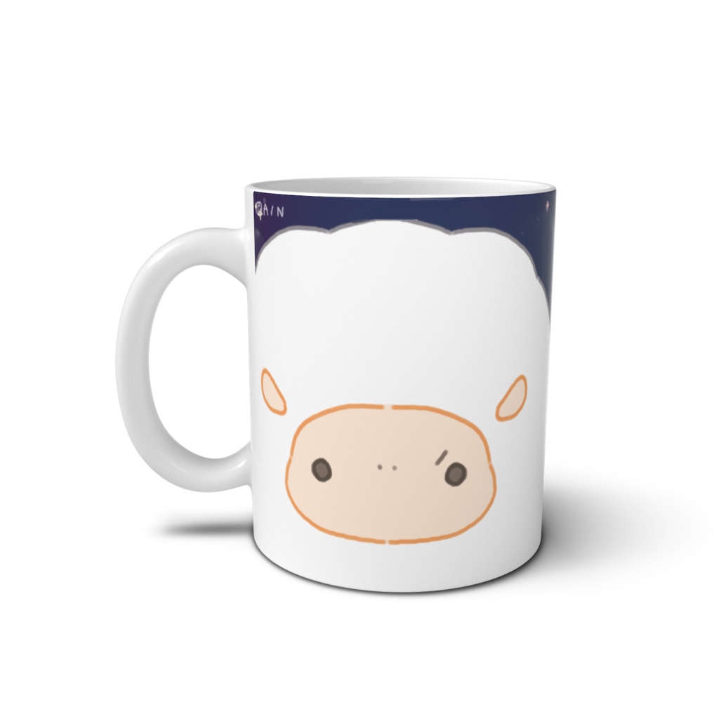 ヤン ナリ せかいせいふく(•ˋ _ ˊ•)オリジナルマグカップ