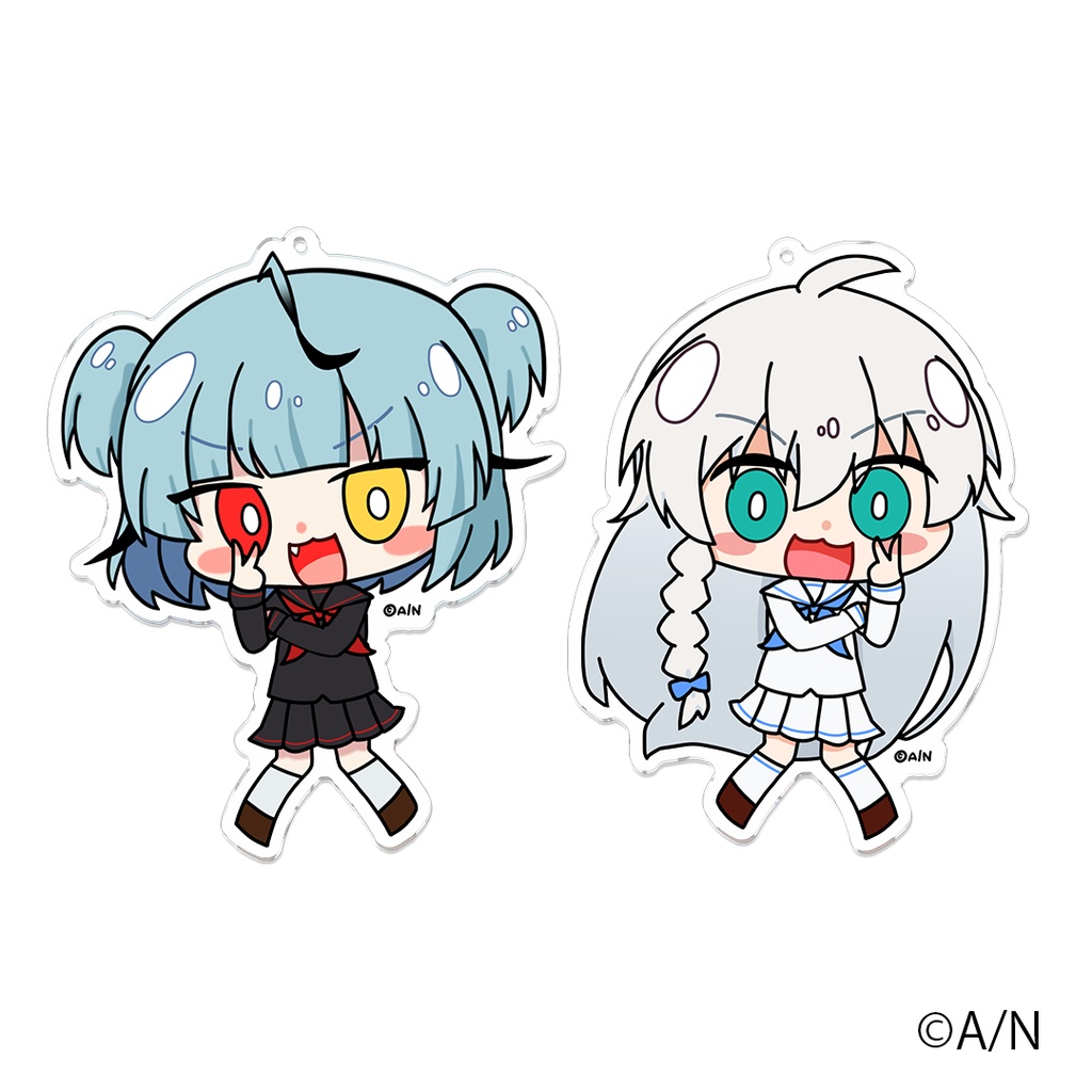 ハリとチビジユのカッコイイアクリルキーホルダー