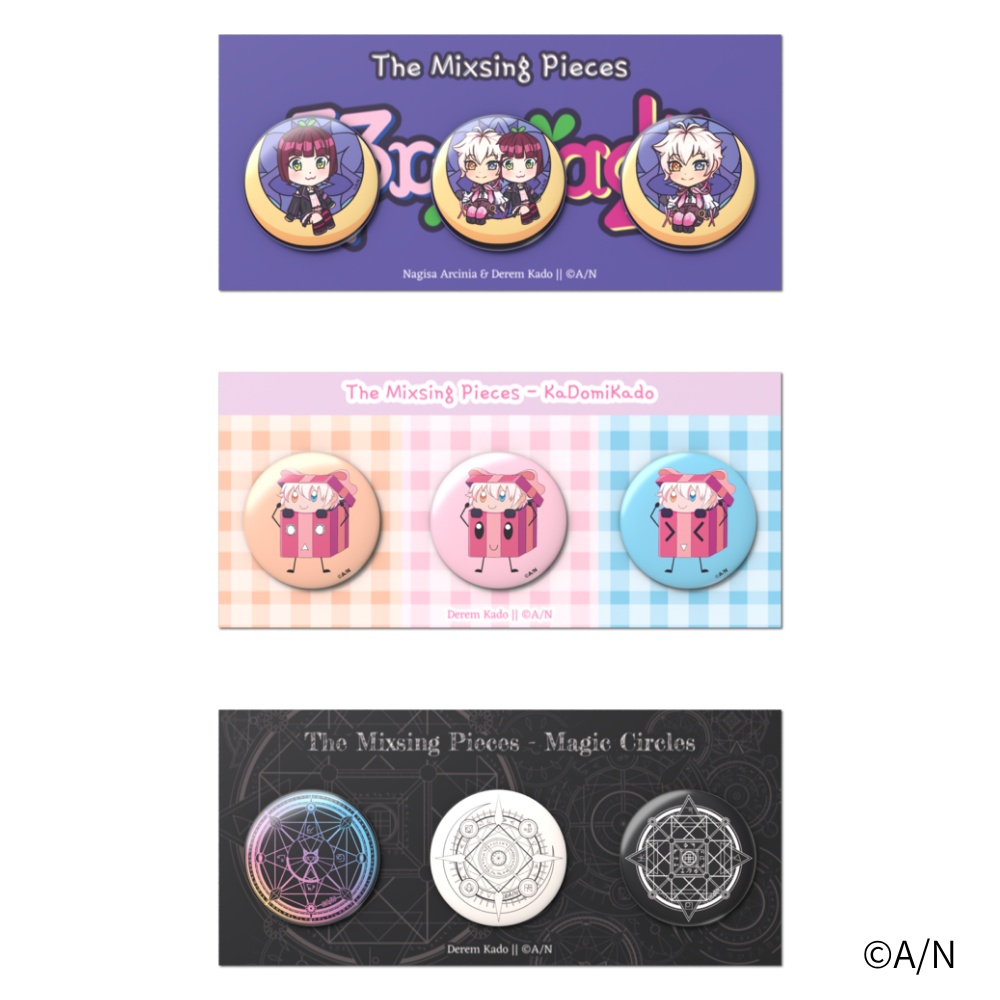 The Mixsing Pieces Can Badge Set
