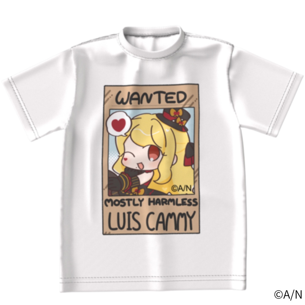 ルイキャミ手書きグッズ ビッグシルエットTシャツ