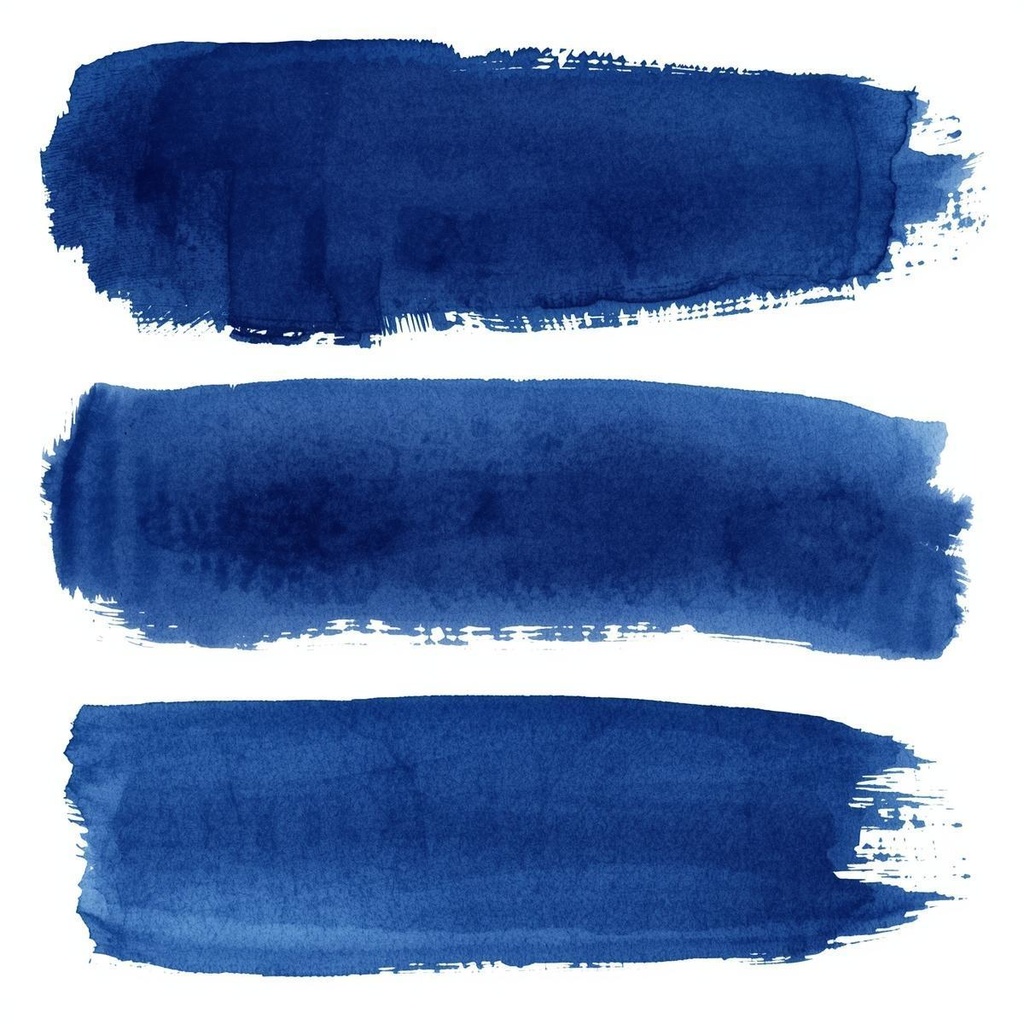 水彩絵の具 Brush Stroke シリーズ クリップアート(全15色)PNG背景透過