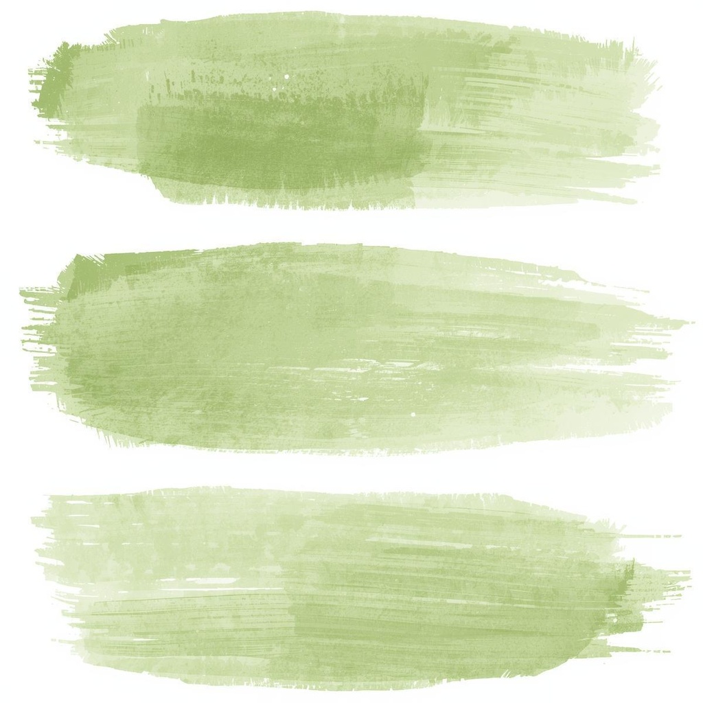 水彩絵の具 Brush Stroke シリーズ クリップアート(全15色)PNG背景透過