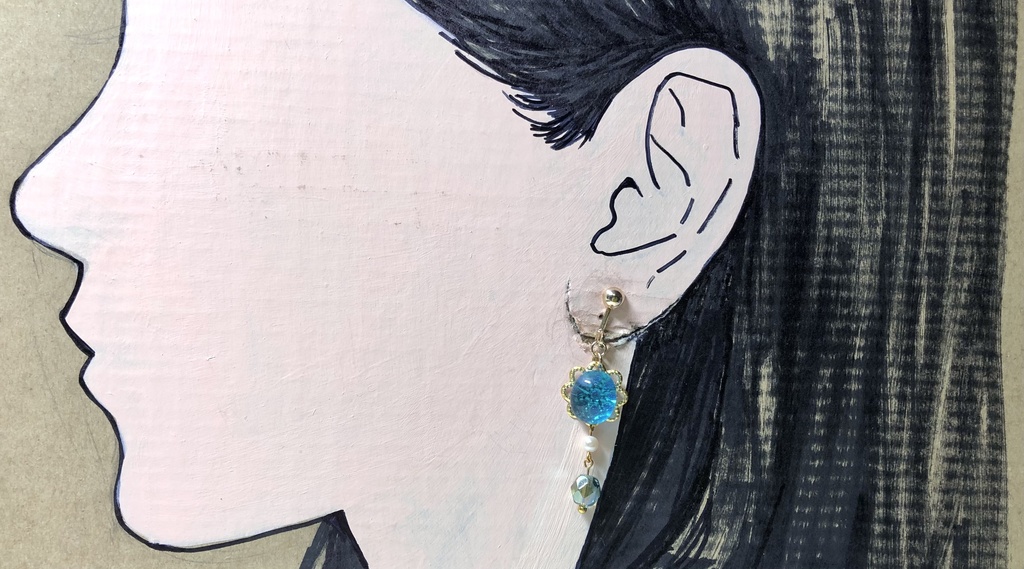 新涼イヤリング