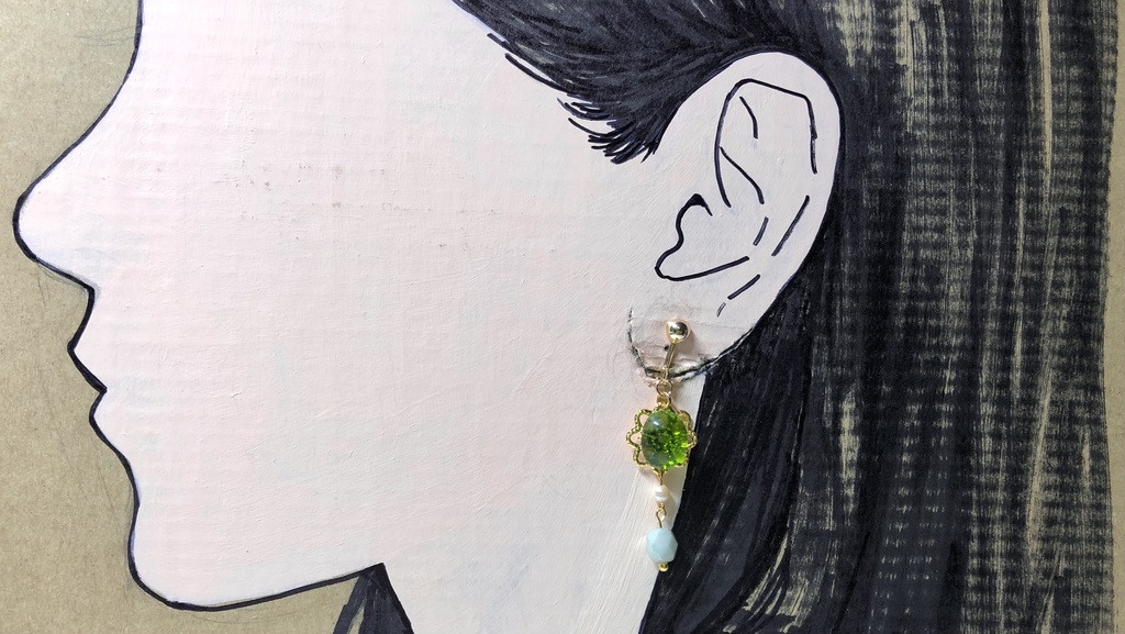 新涼イヤリング