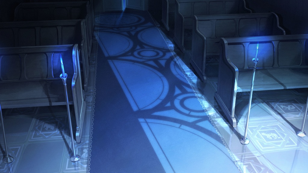 無料配布背景_夜の教会