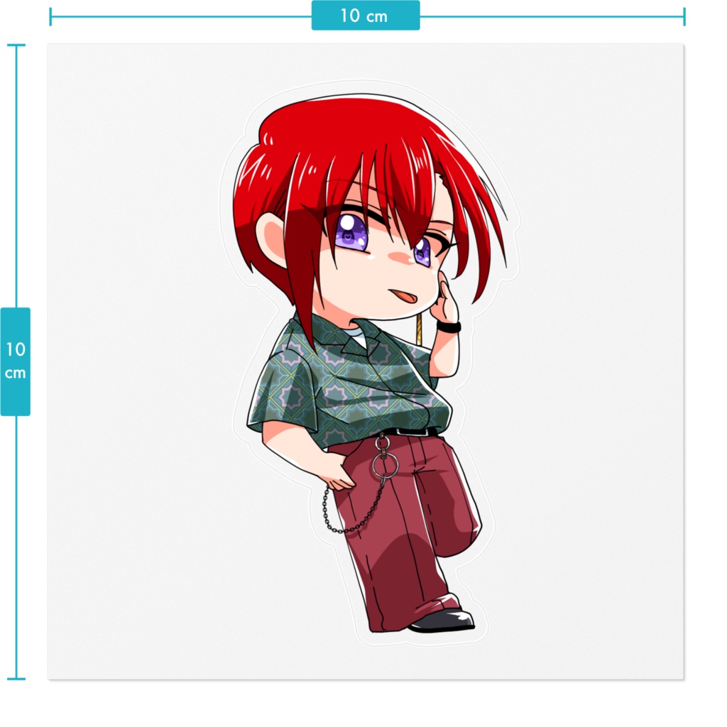 アヤHBDステッカー