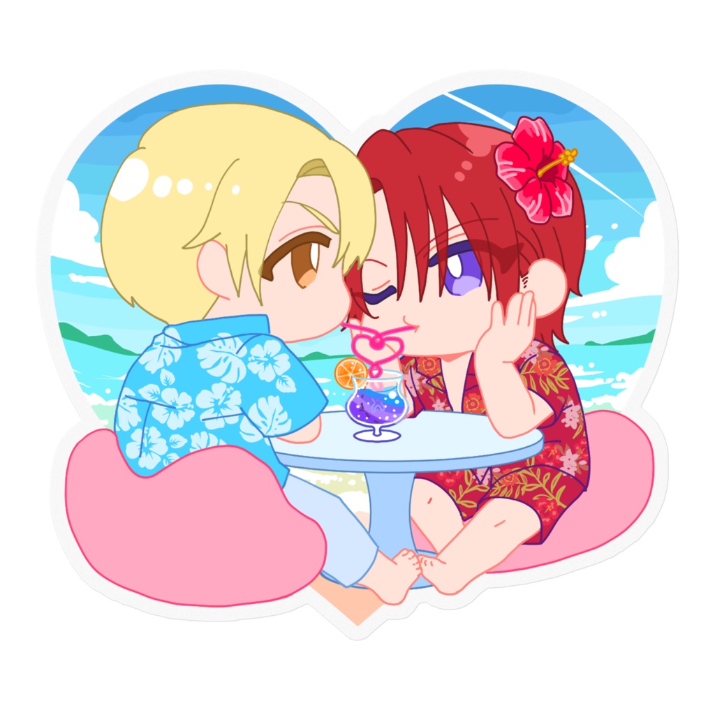 優蘭夏ステッカー
