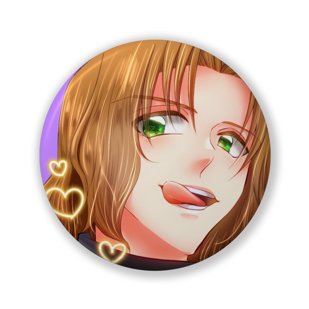 ヨージHBD缶バッチまる