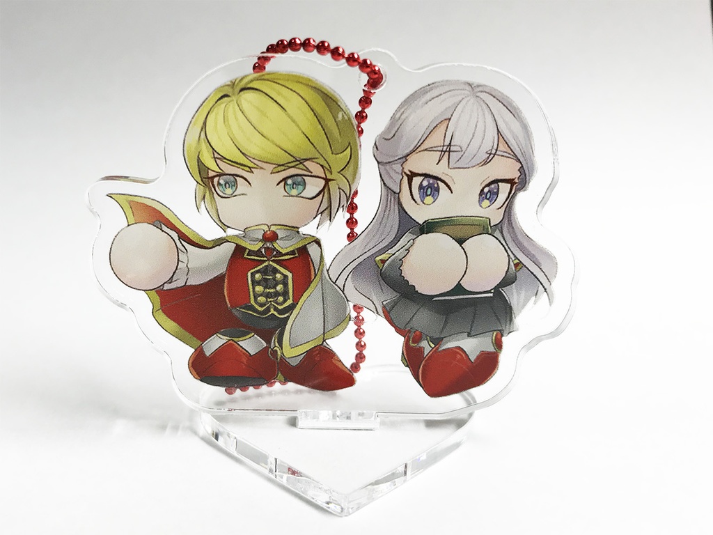 阿麻央真&久根美亜アクリルスタンドキーホルダー