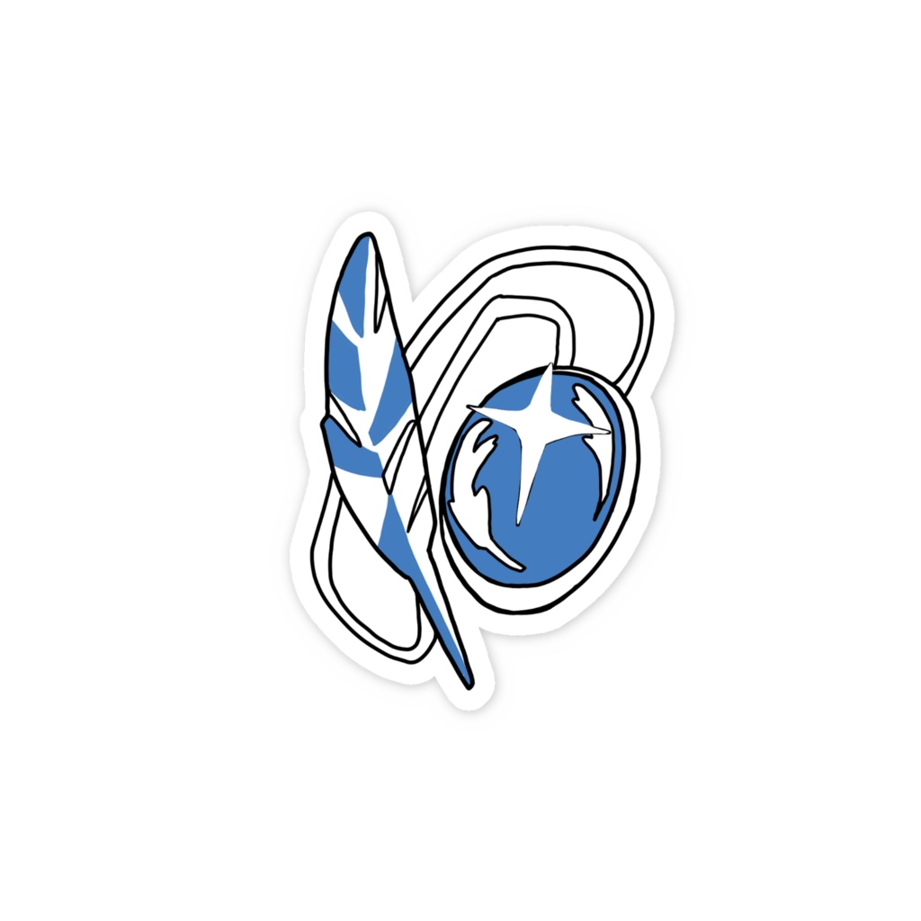 ティコちゃんマークステッカー