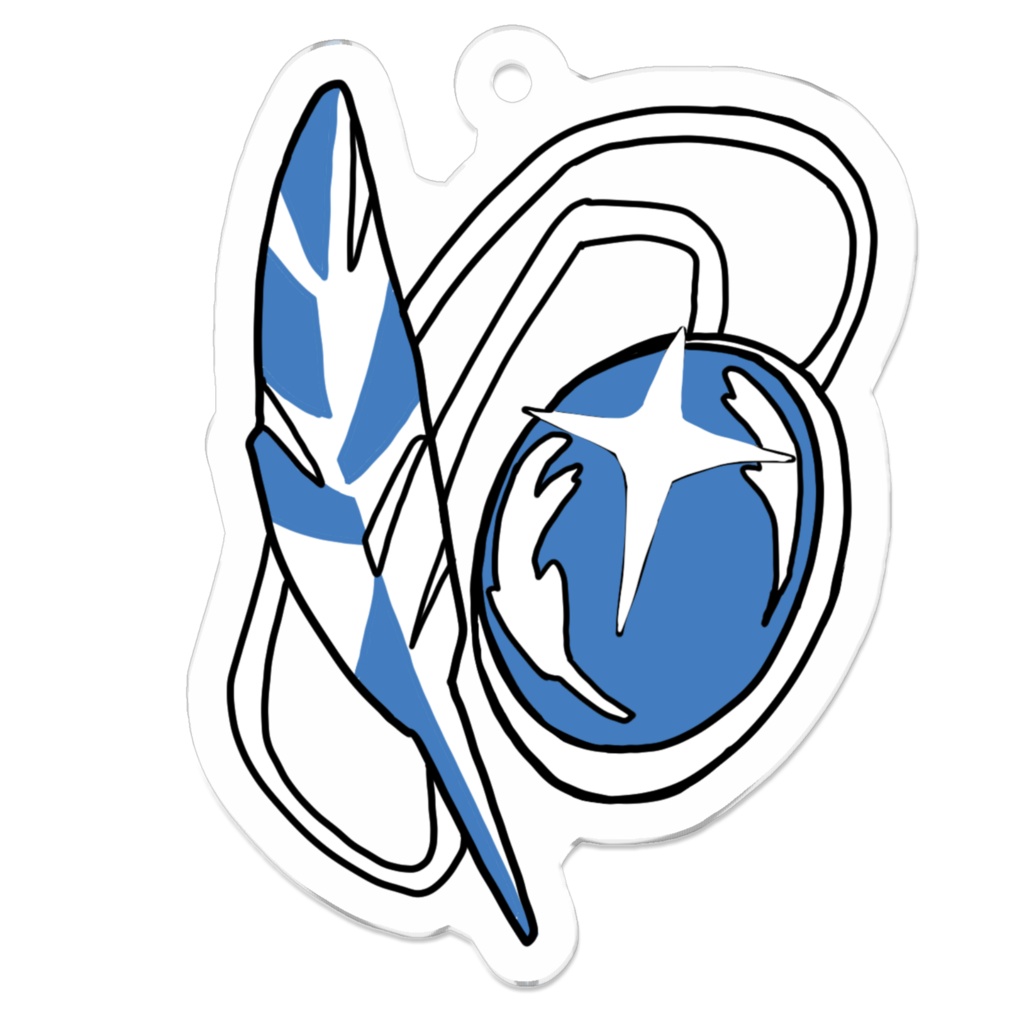 ティコちゃんマークアクキー