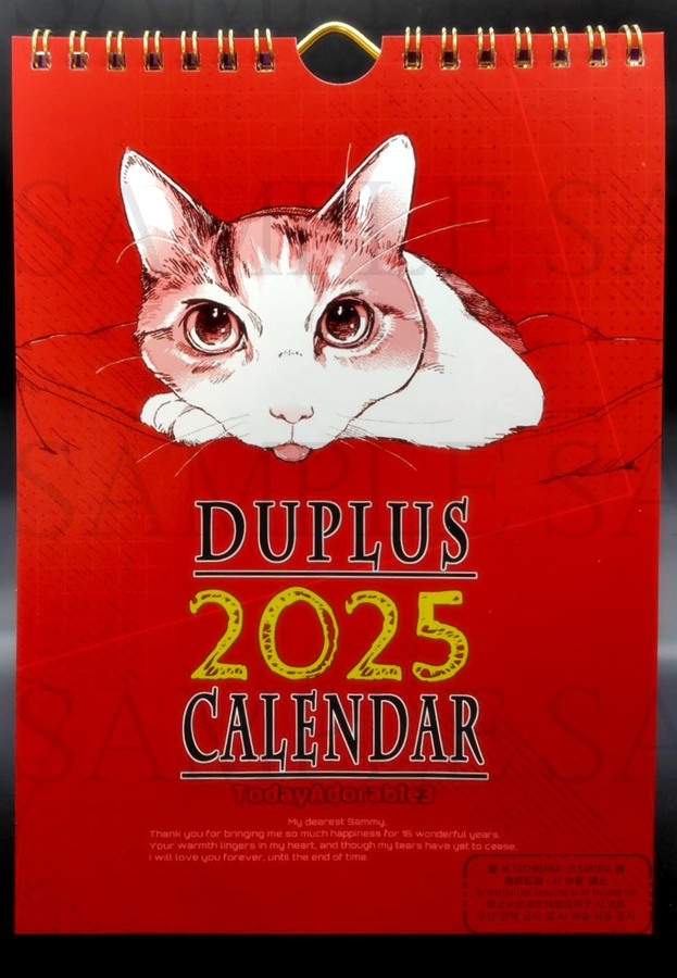 ☆DUPLUS 2025 CALENDAR☆
