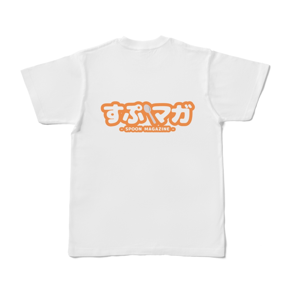 Tシャツ背面ロゴ