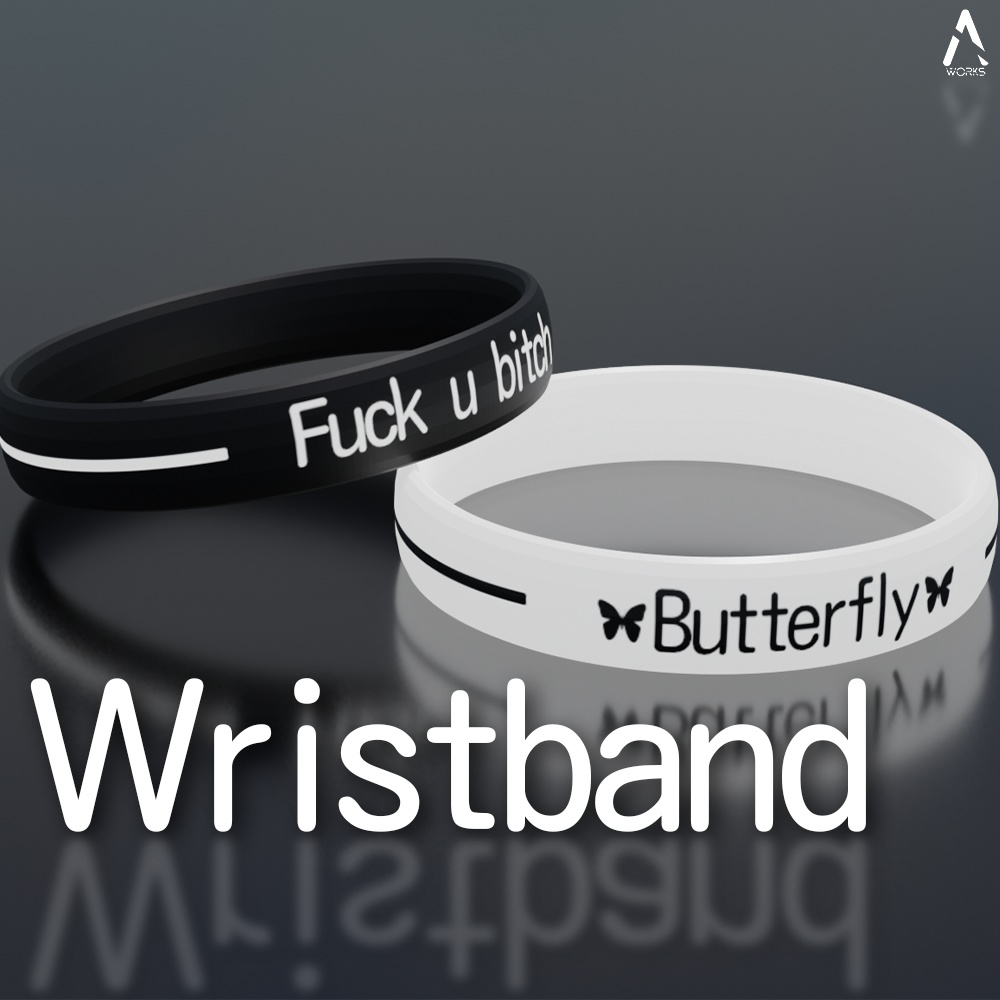 [3D Model]Wristband リストバンド ♥