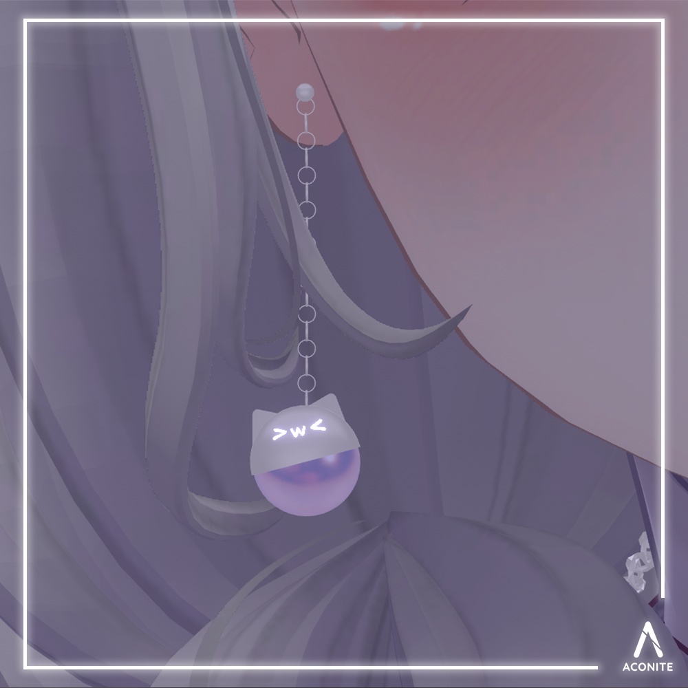 『🏷️GW SALE!』Cat Earring 猫イヤリング (PB)