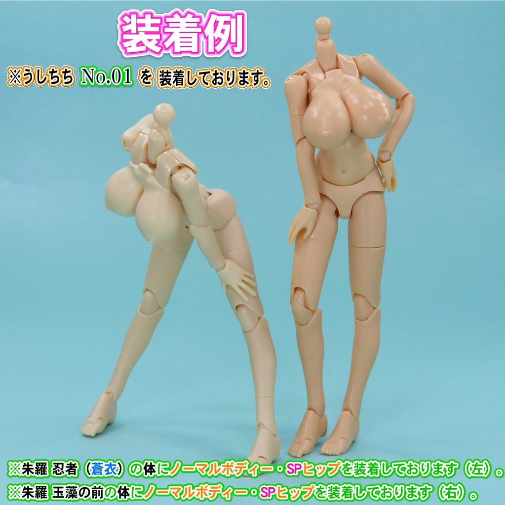 1/10メガミ系 ボディー&ヒップ(初期朱羅タイプ対応) SPセット(スキンA相当)