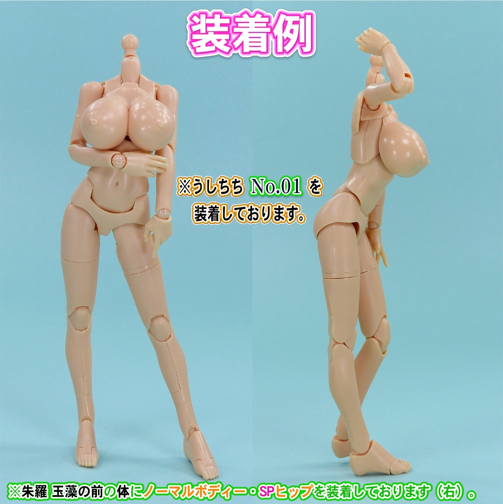 1/10メガミ系 ボディー&ヒップ(初期朱羅タイプ対応) SPセット(スキンD相当)