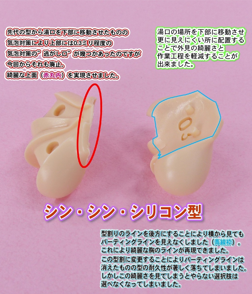 新色 1/10メガミ系バストパーツ  No3 スサノヲ SP セット