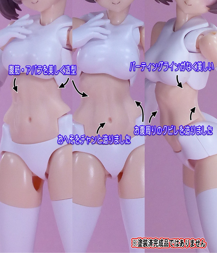 Block2-M用ボディー Hosomiタイプ (バスタードールシリーズ等)