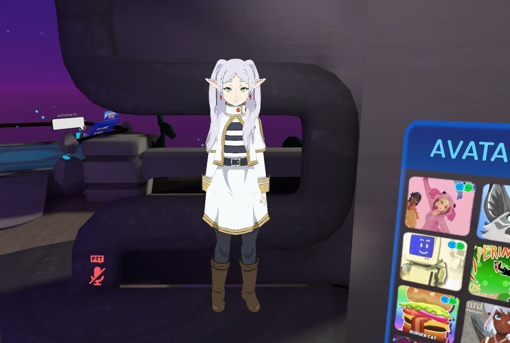 frieren beyond journey's end VRChat model Anime plus VRM model