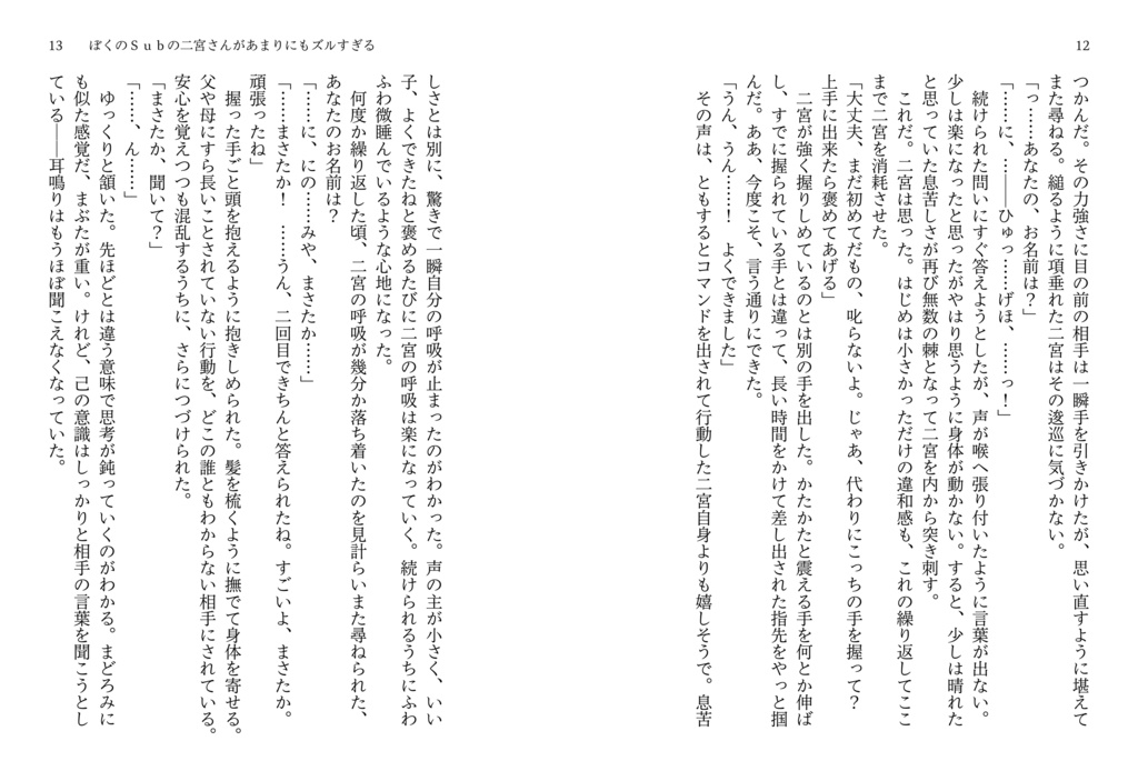 【WT】ぼくのSubの二宮さんがあまりにもズルすぎる