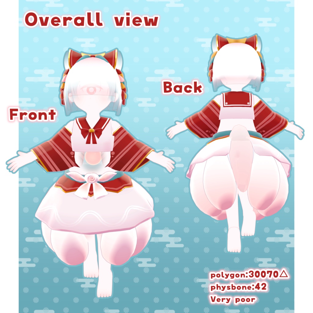 【オリジナル3Dモデル】人外娘『Quria(キュリア)』