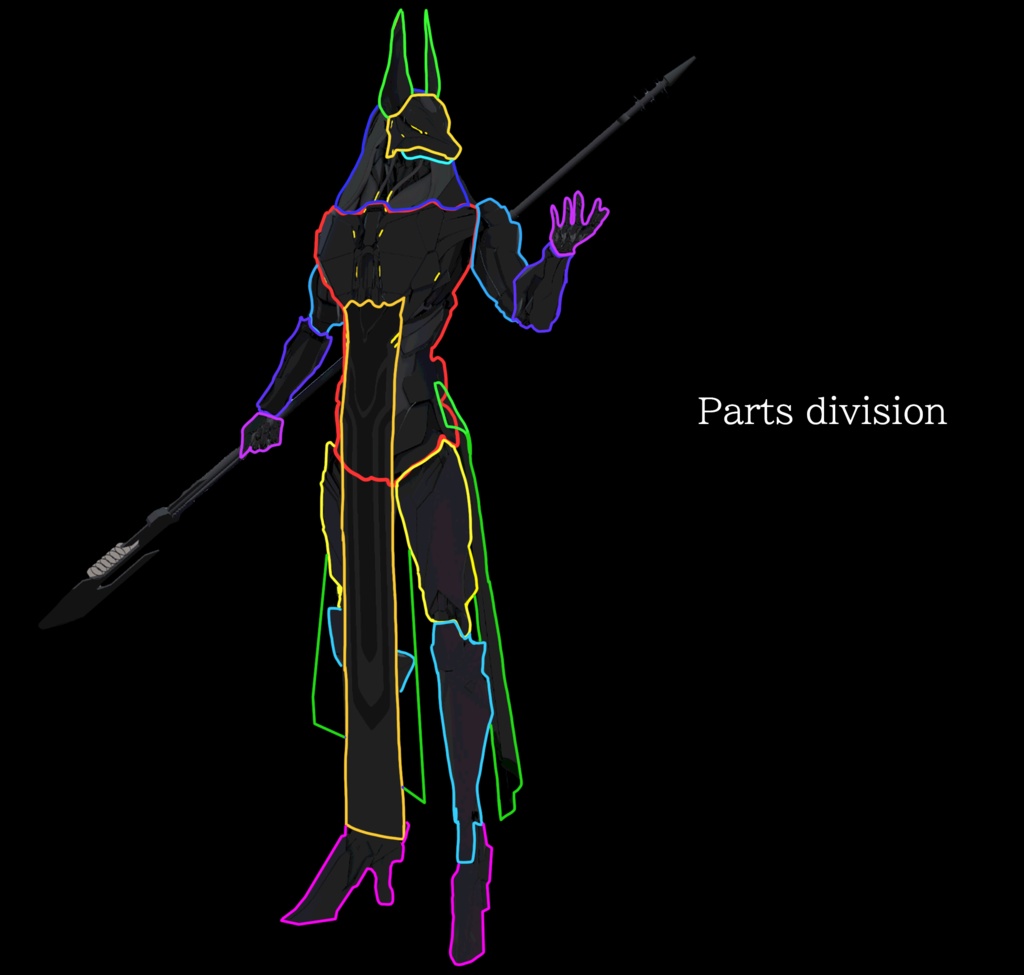 オリジナル3Dモデル【Anubis】