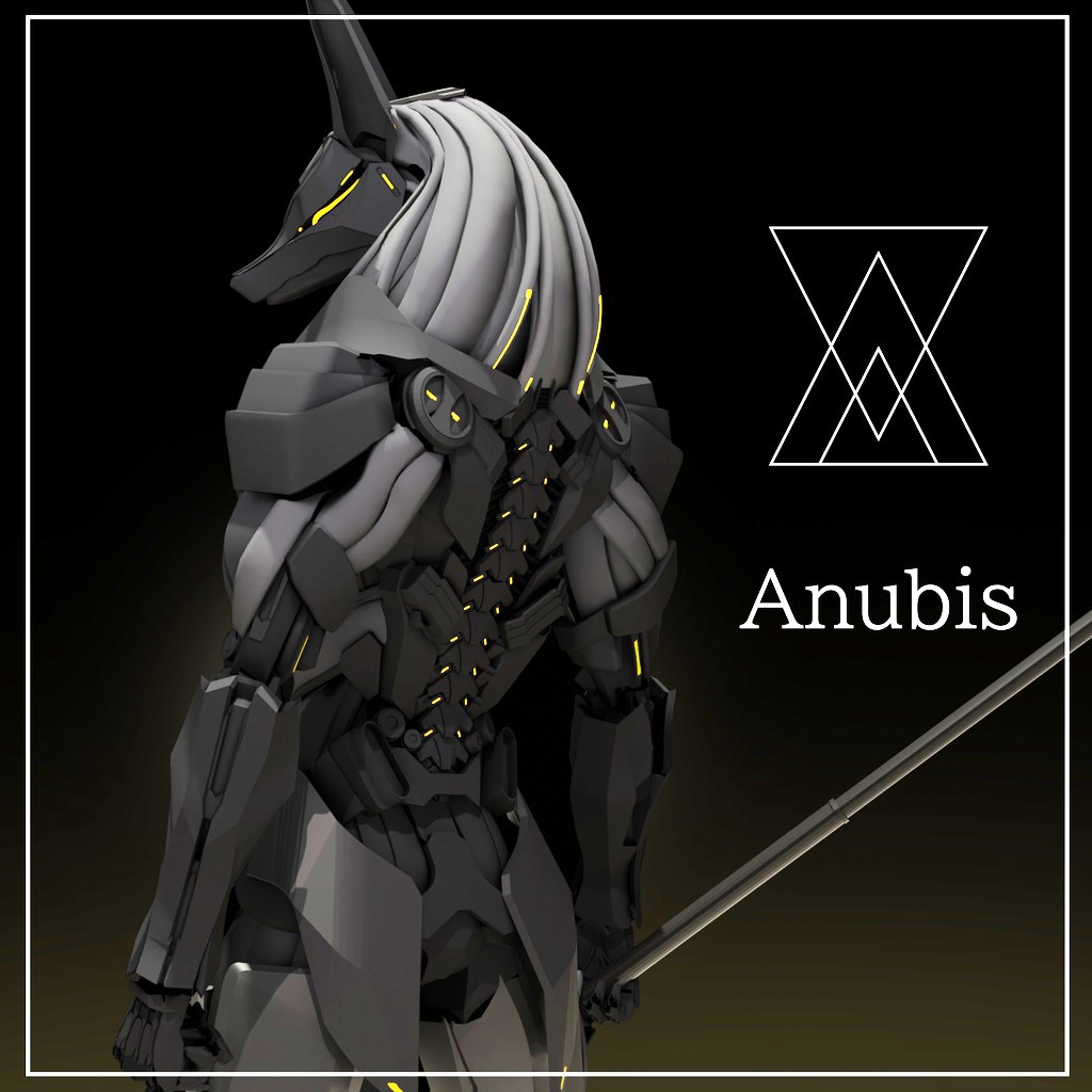 オリジナル3Dモデル【Anubis】