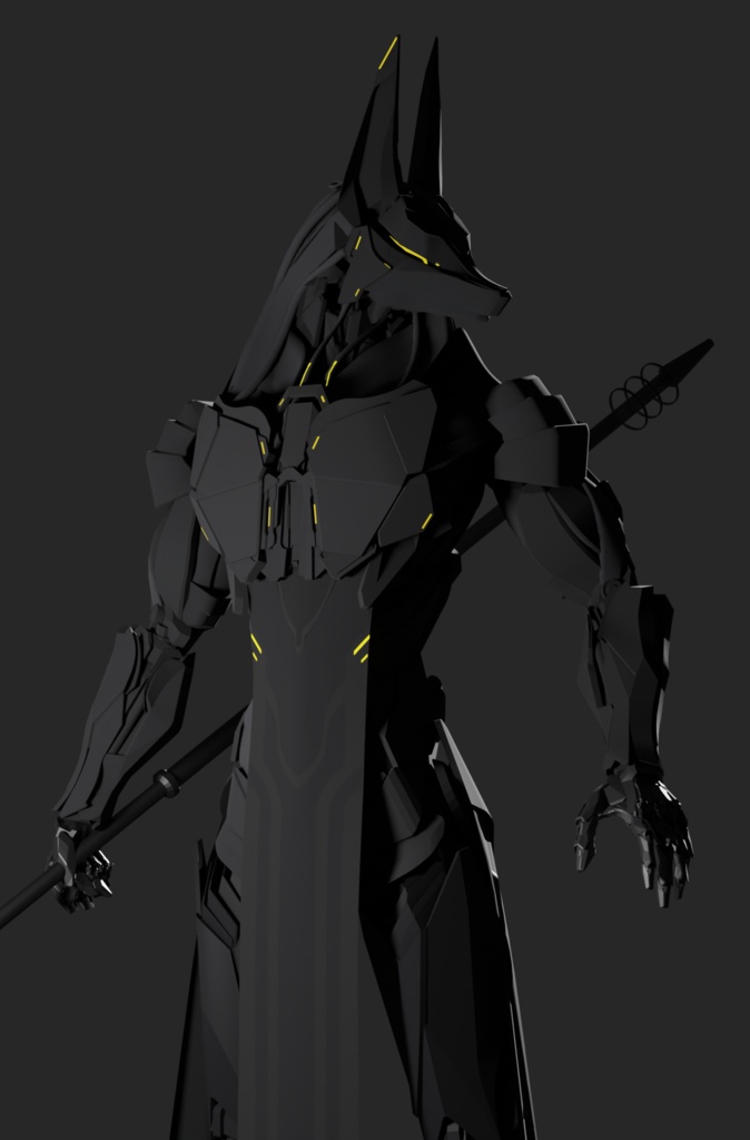 オリジナル3Dモデル【Anubis】