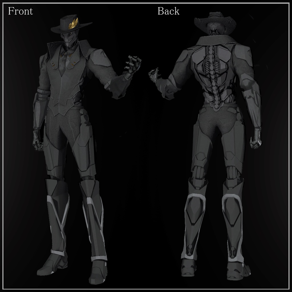 オリジナル3Dモデル「Raven」