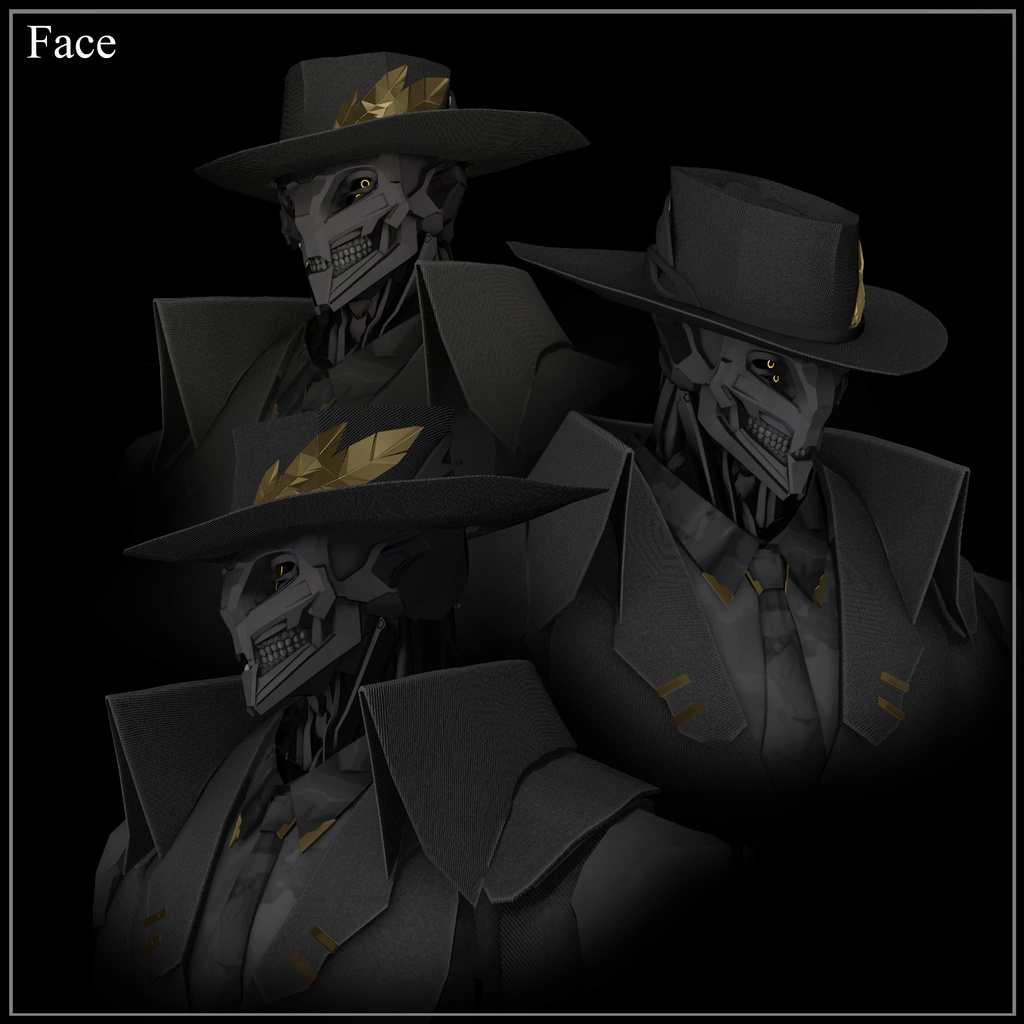 オリジナル3Dモデル「Raven」